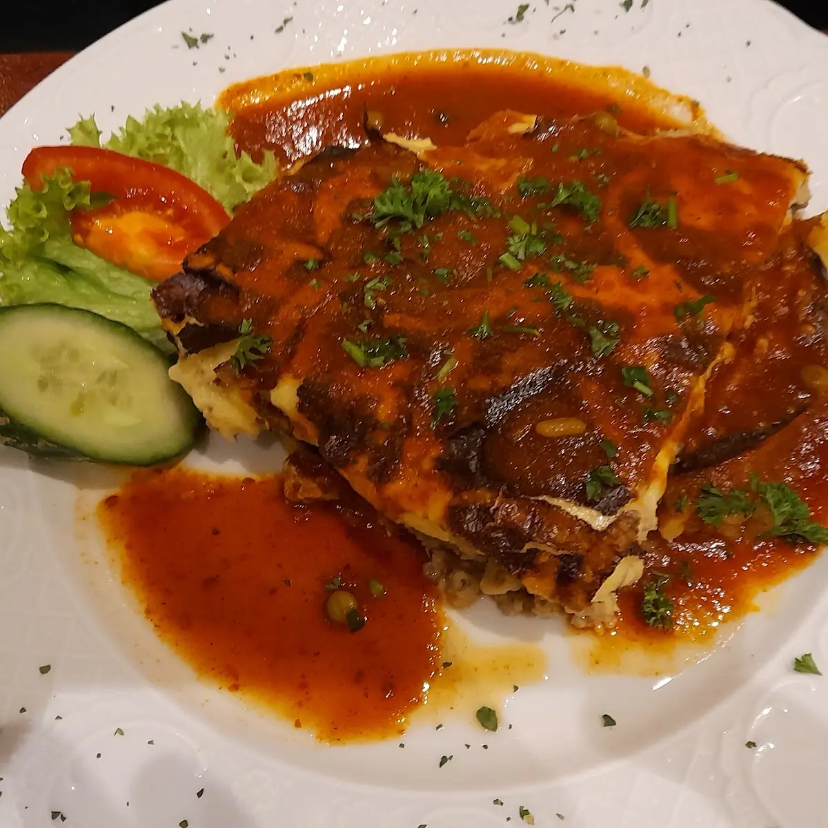 Hackfleisch Mit Auberginen