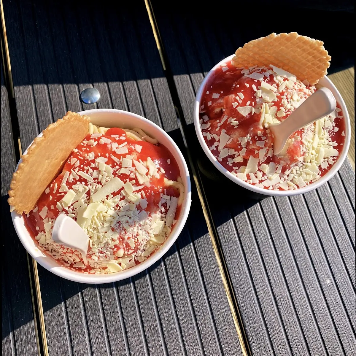 Spaghetti Eis