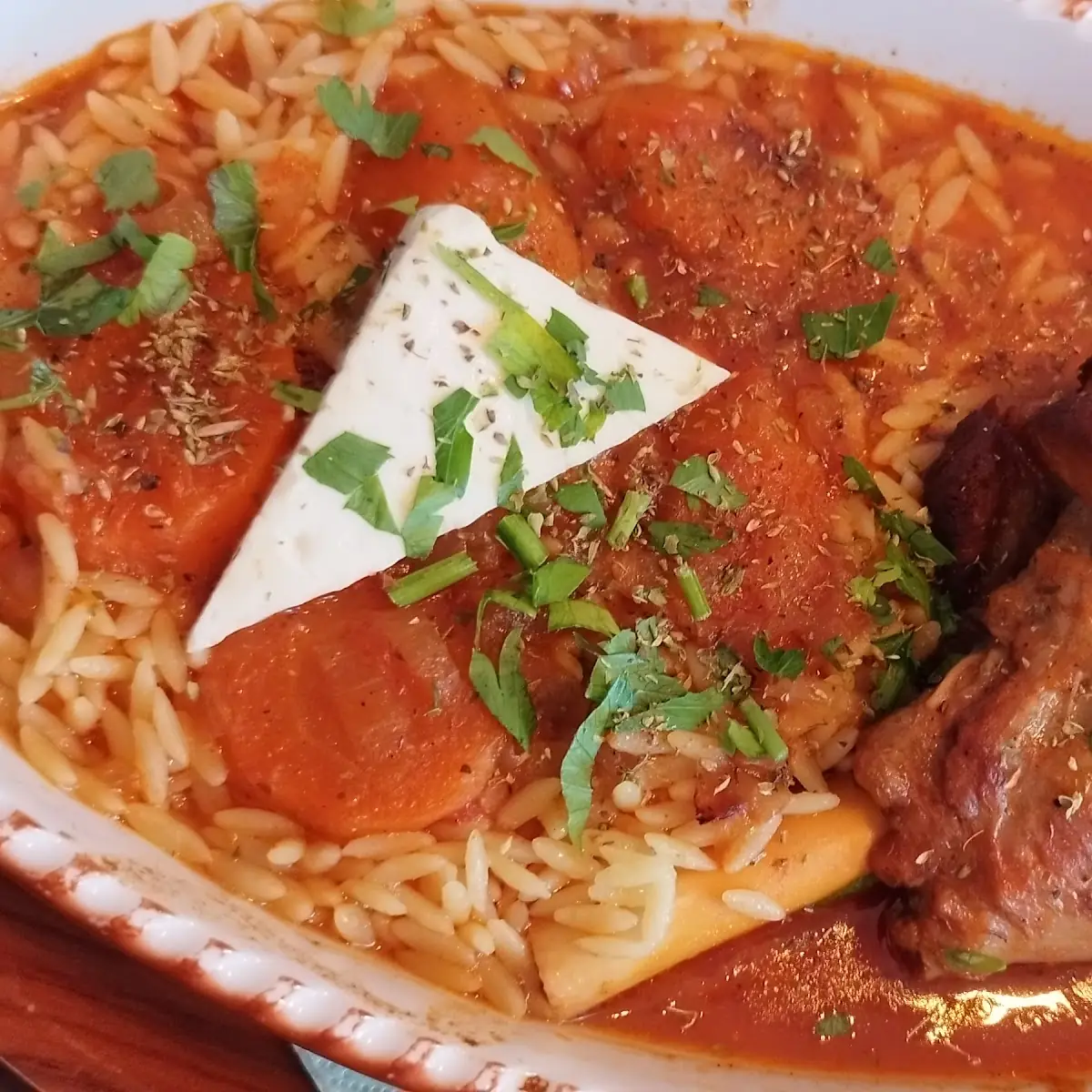 Lammhaxe, Restaurant Plateia