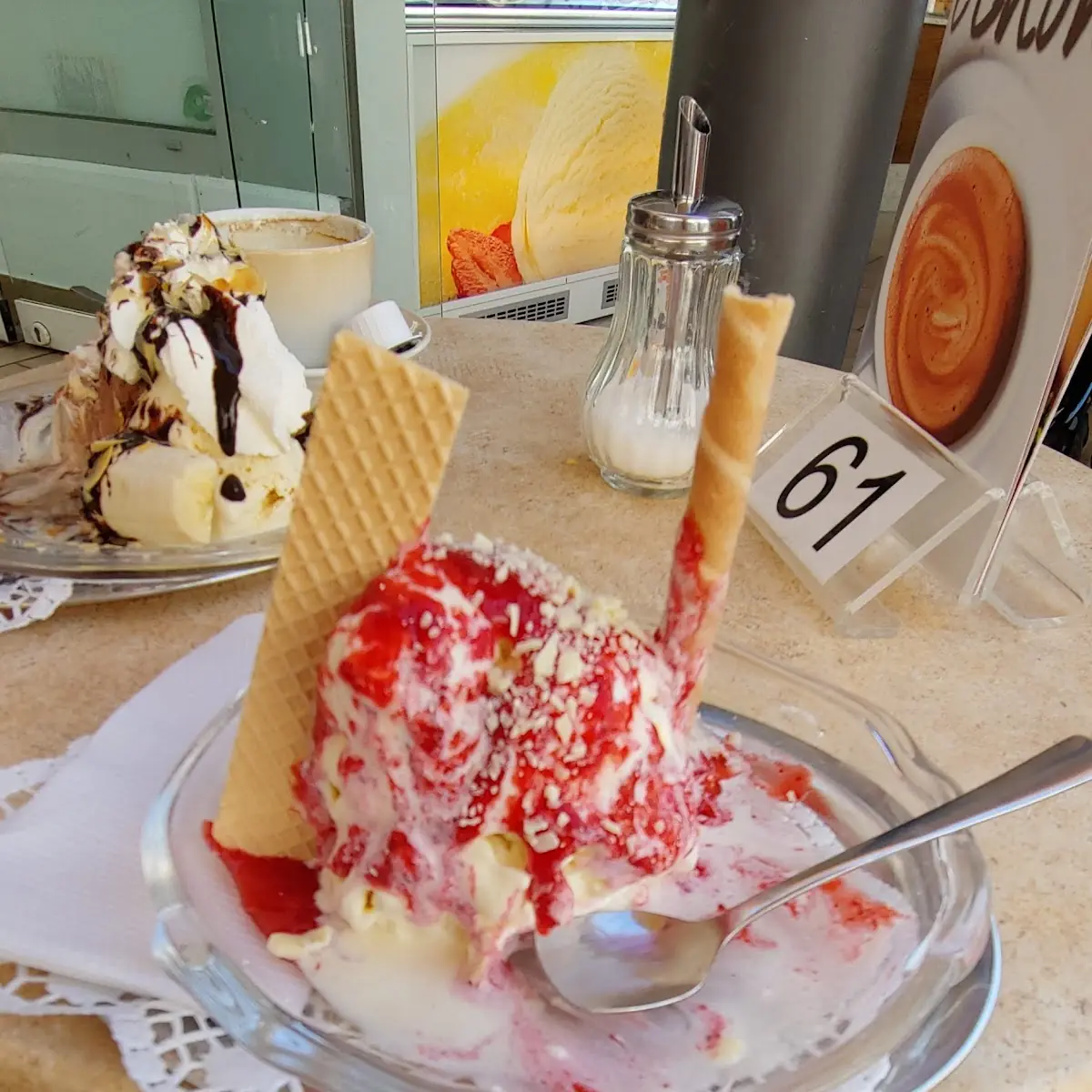 Spaghetti Eis