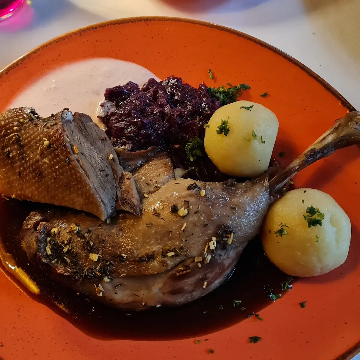 Gänsebraten