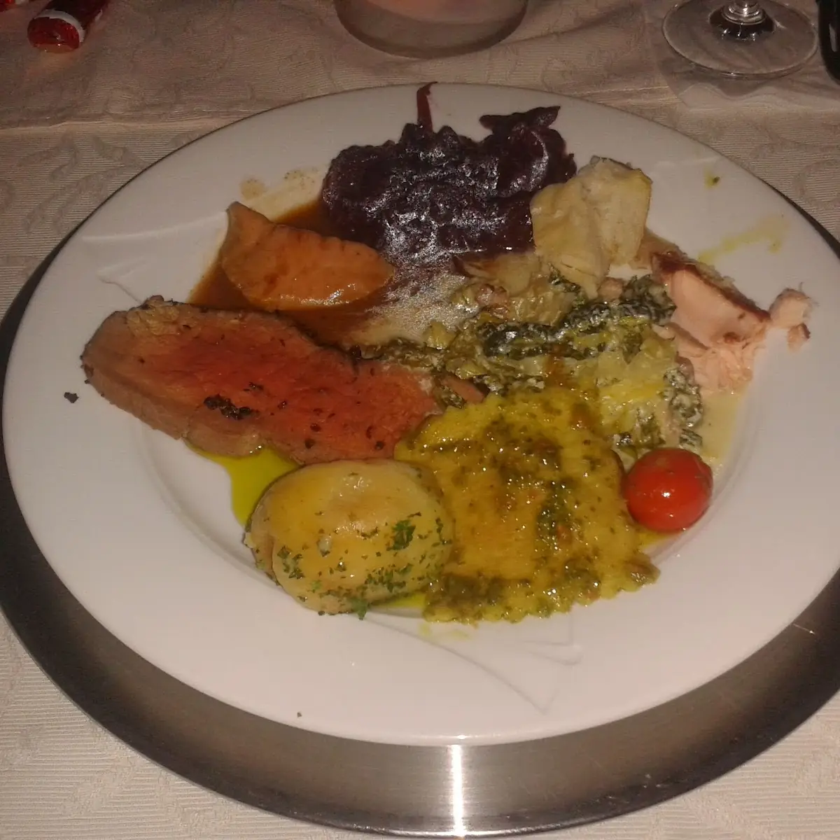 Lachs Rotkohl