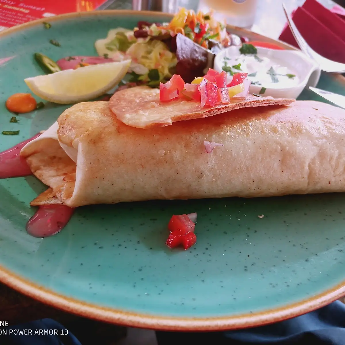 Burrito Mit Rinderhackfleisch
