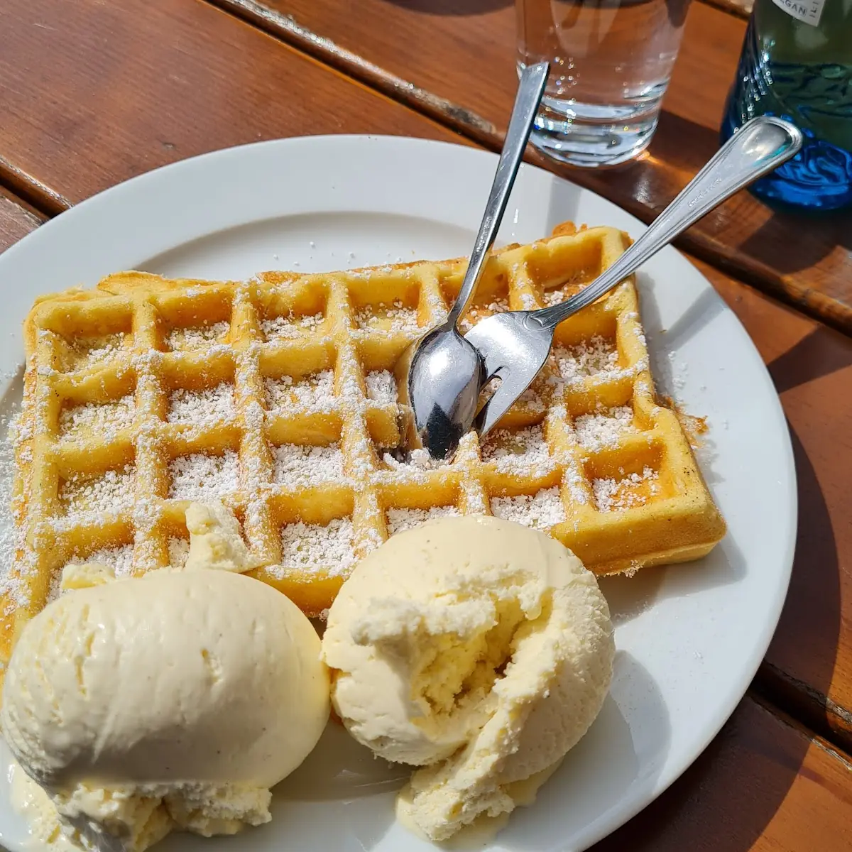 Waffeln Mit Eis
