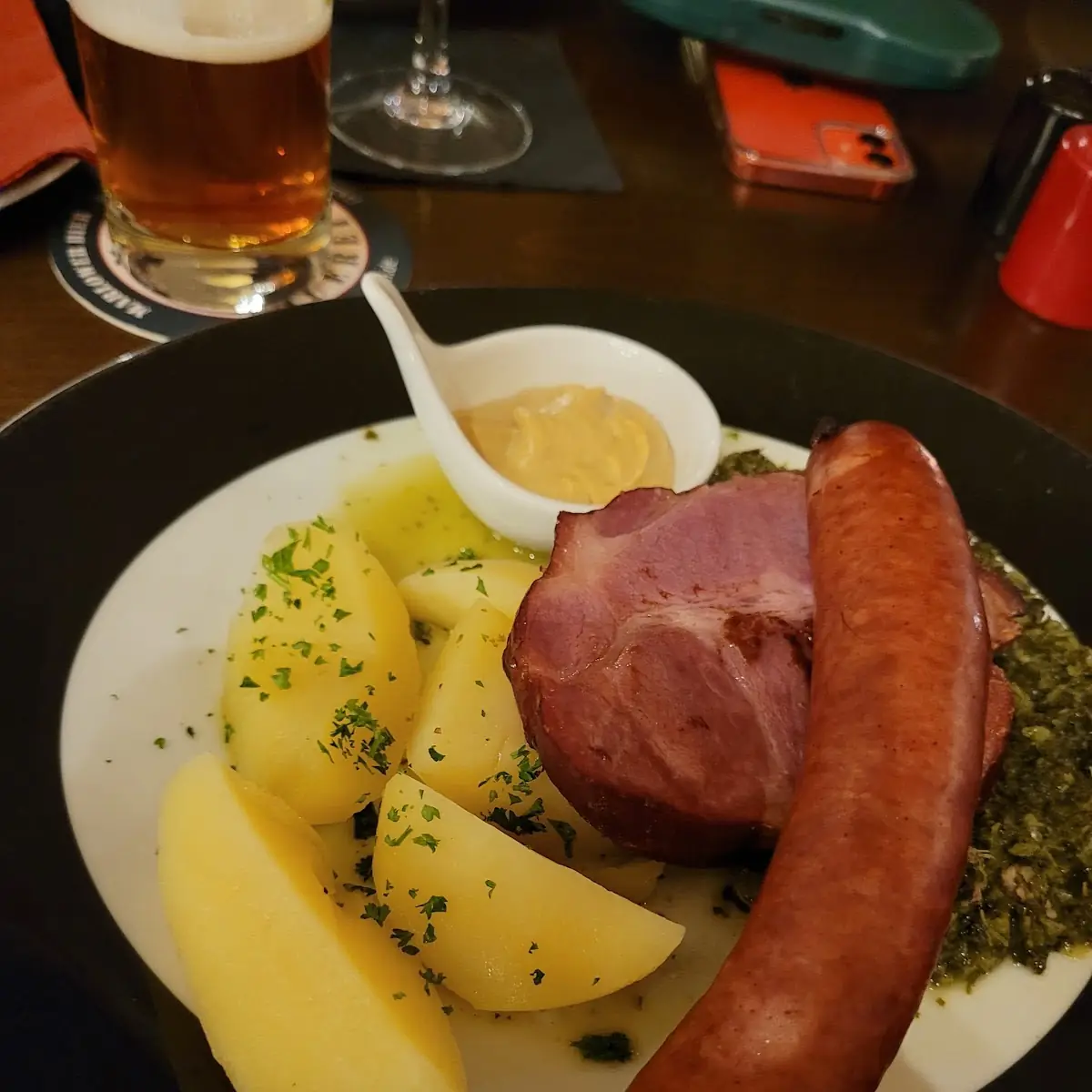 Grünkohl Teller