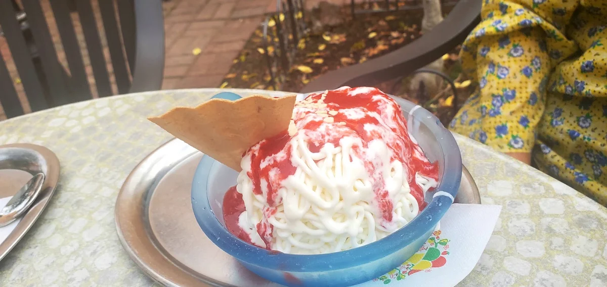 Spaghetti Eis