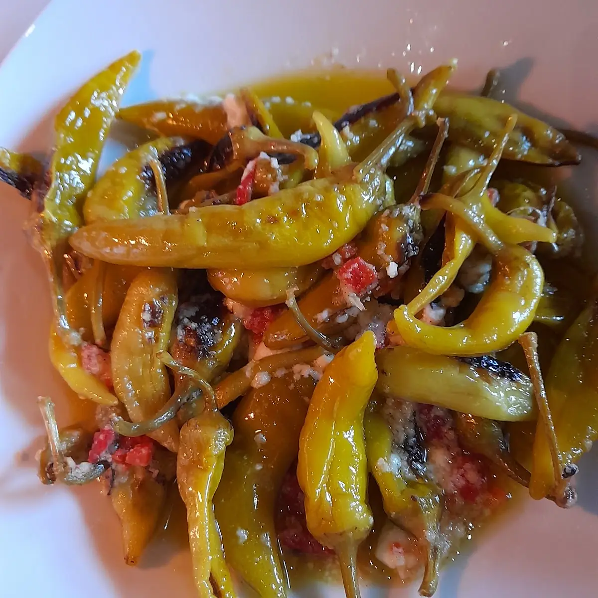Gegrillte Peperoni