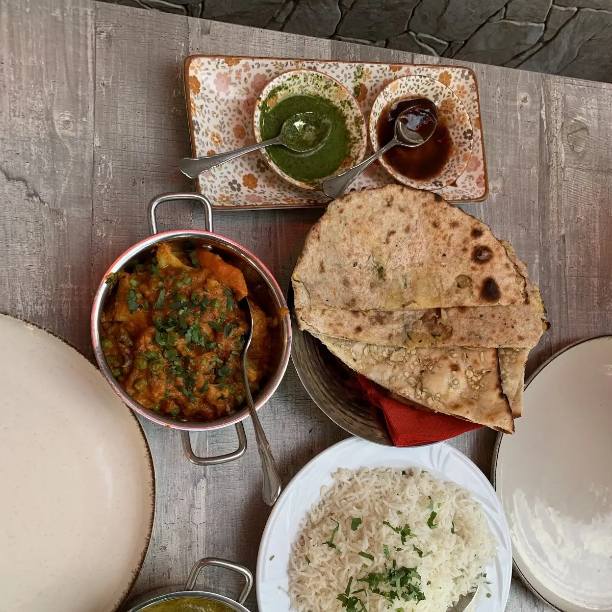 Kolhapuri Chicken Thali