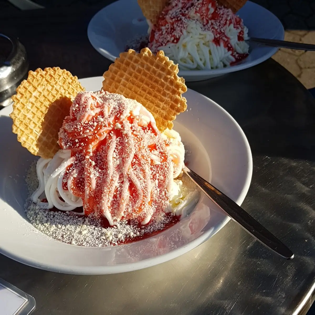 Spaghetti Eis