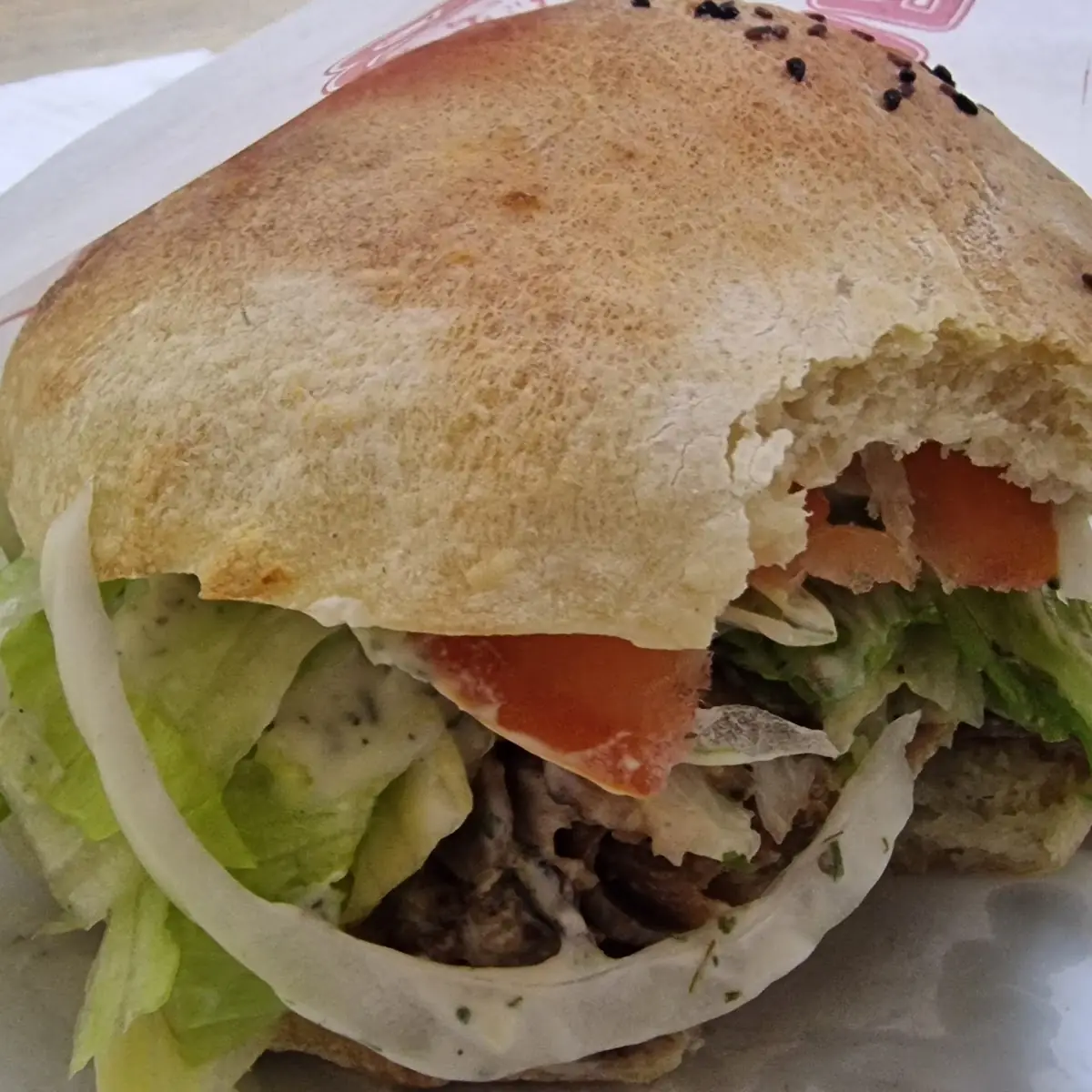 Doner Kebab in Bread
