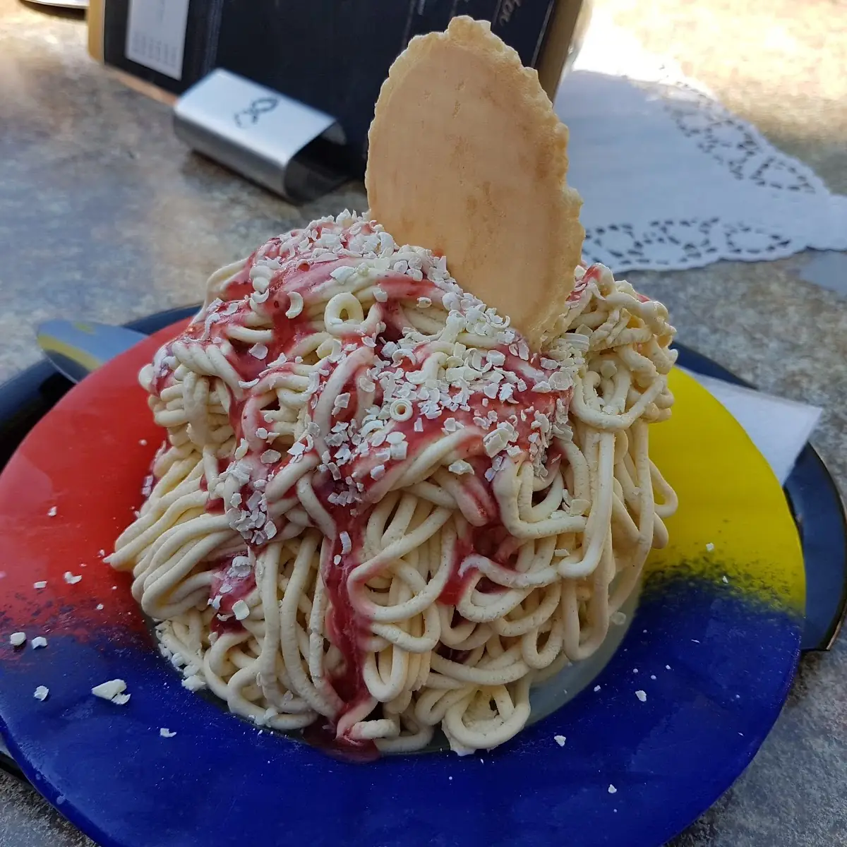 Spaghetti Eis