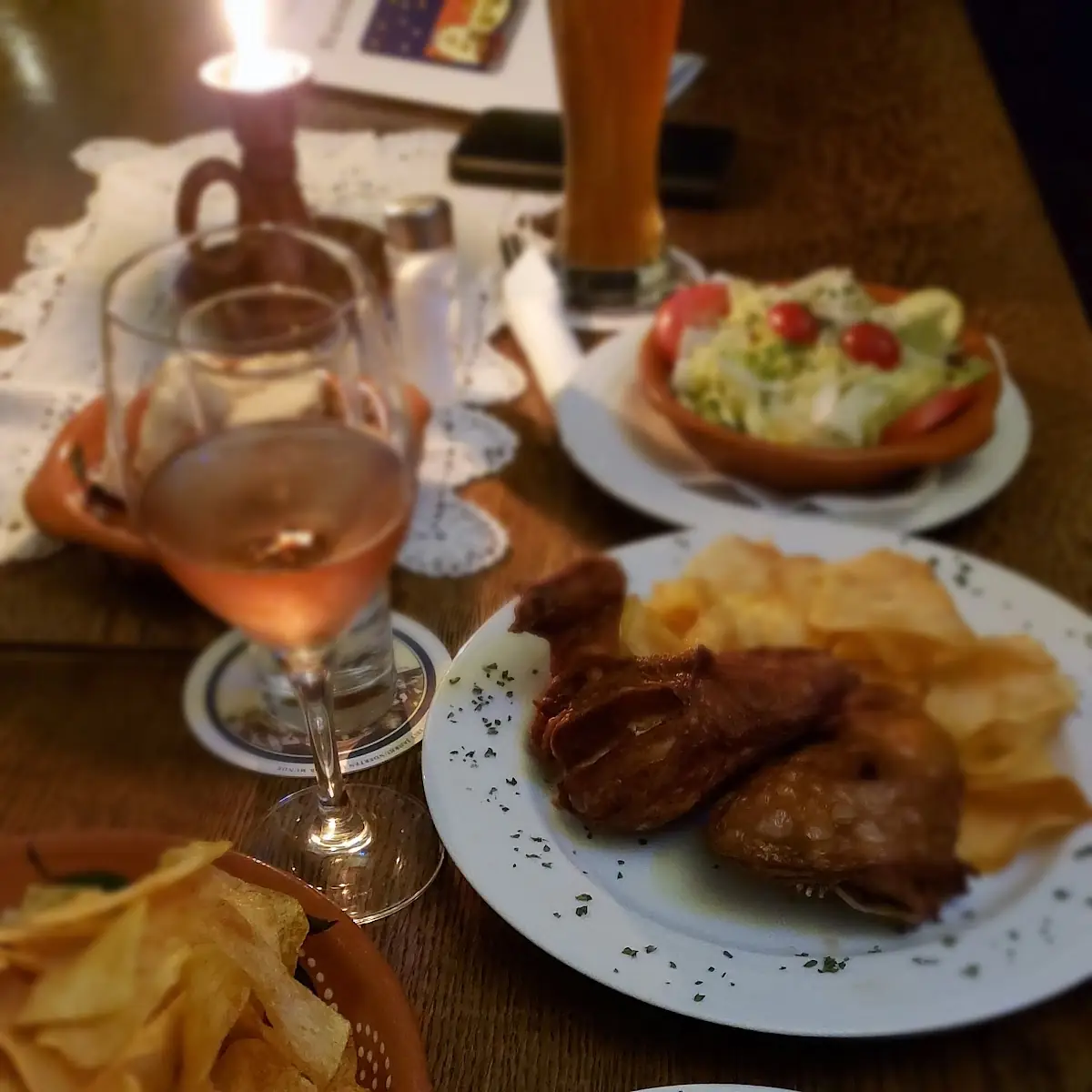 Chips Und Hähnchen