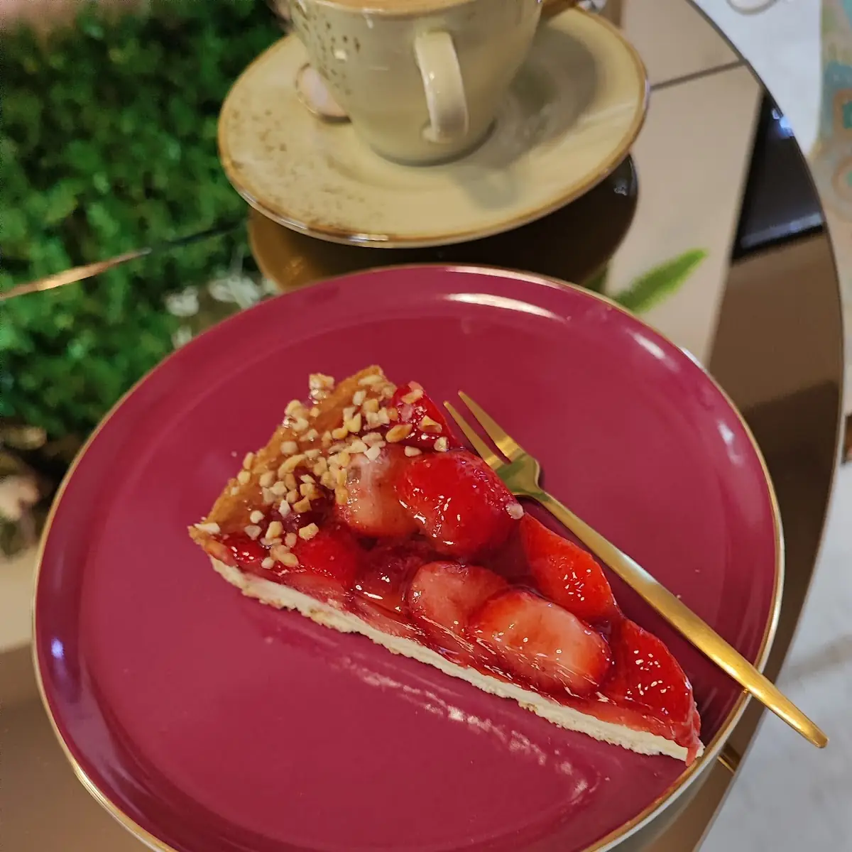 Erdbeer-kuchen