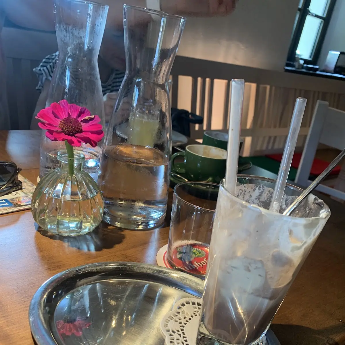 Leerer Eiscafe