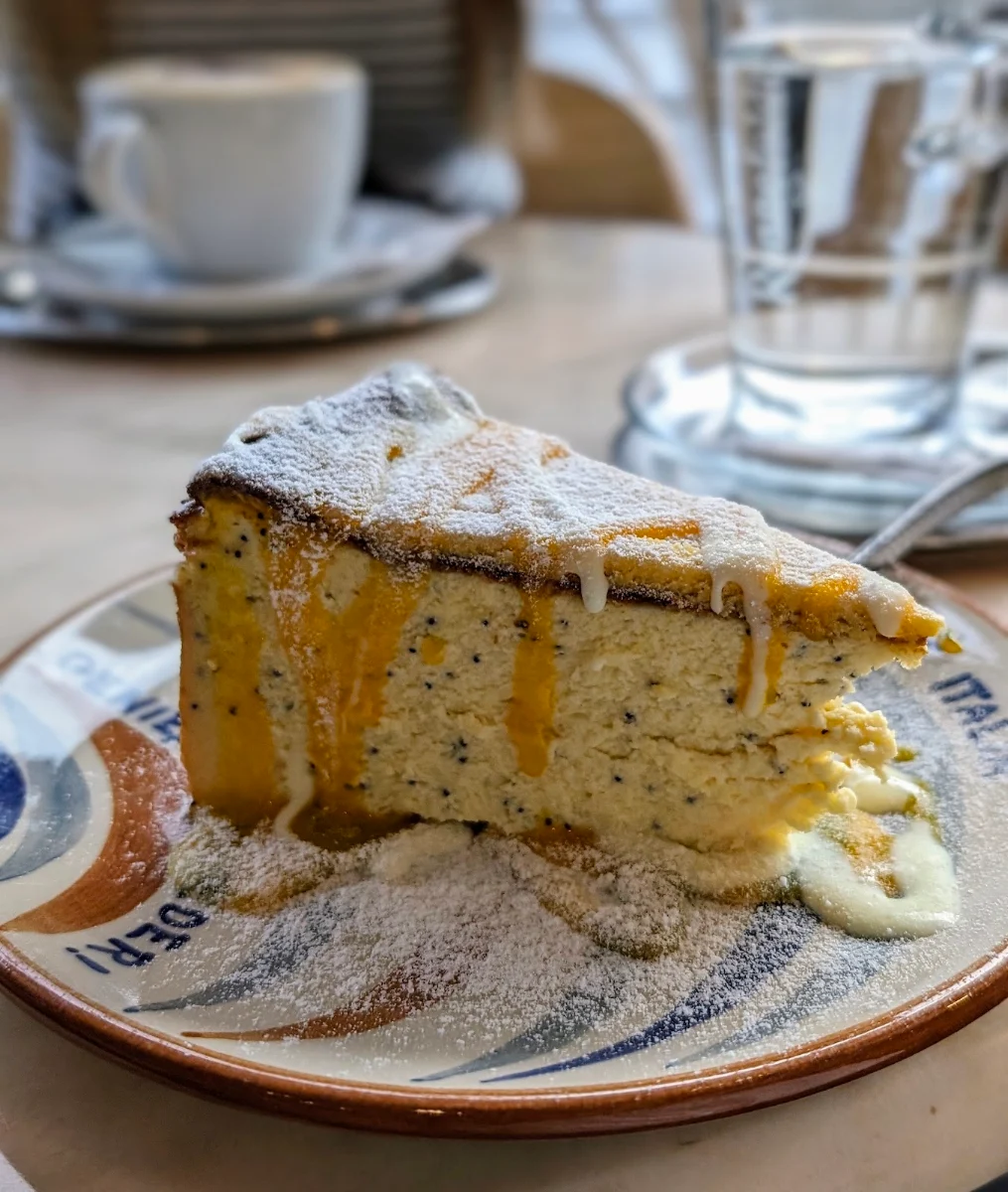 Mango-cheesecake