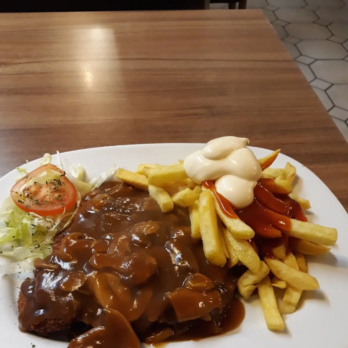Jägerschnitzel, Horster-Grill
