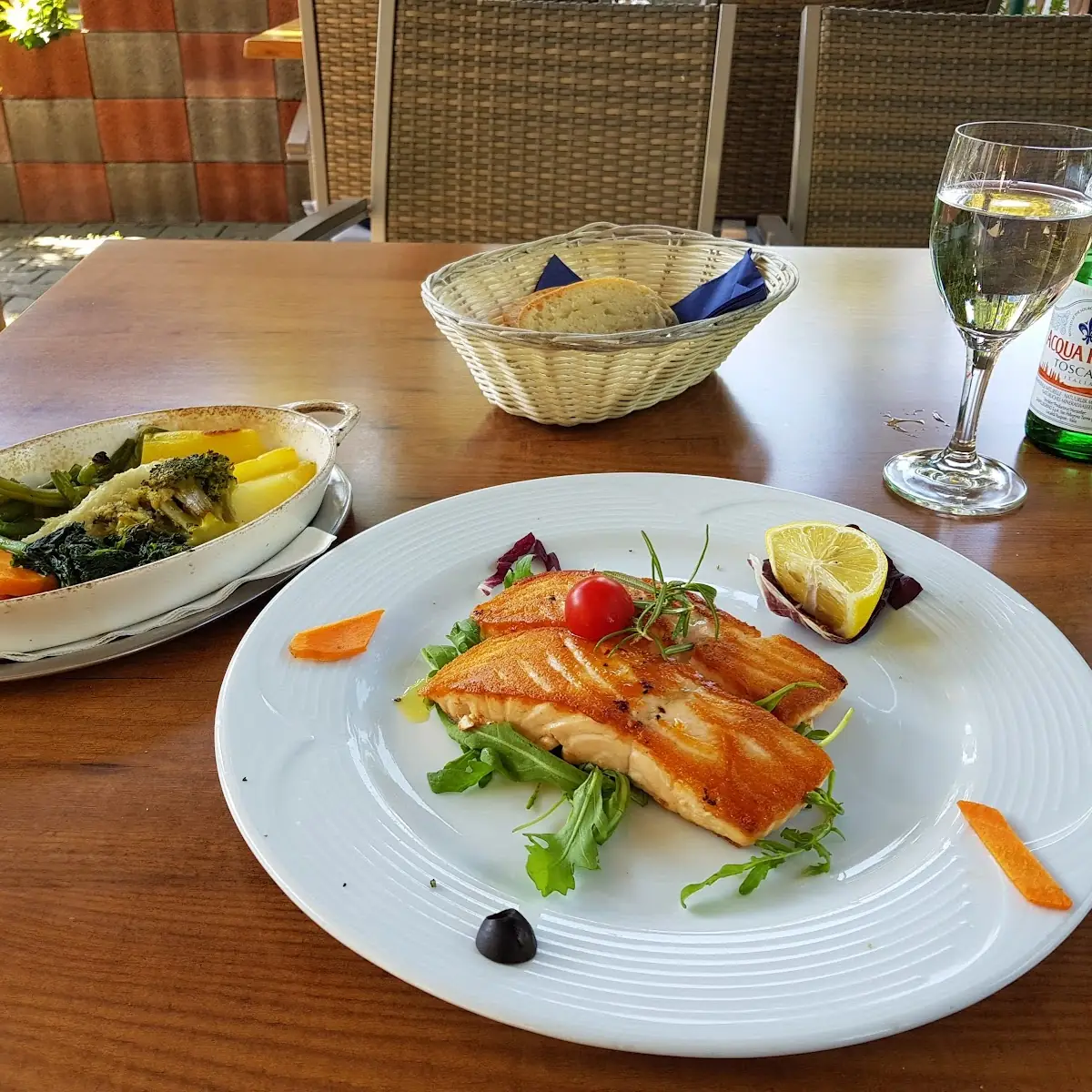 Lachs Mit Gemüse