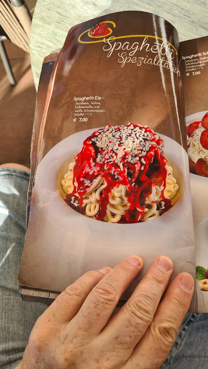 Spaghetti Eis Vanille