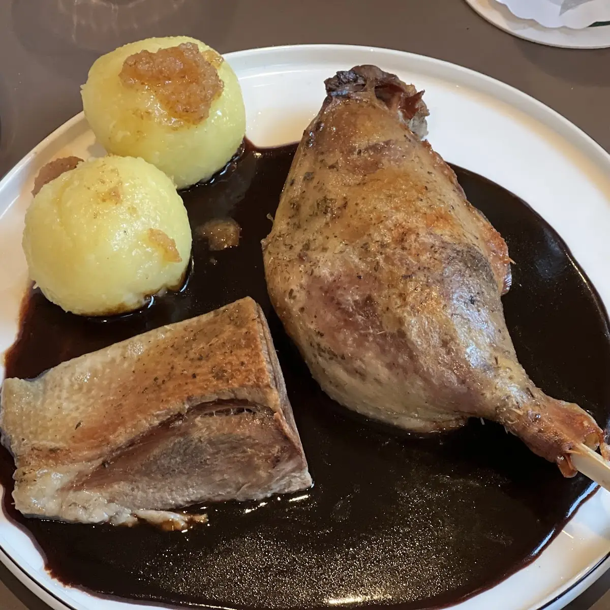 Gänsebraten
