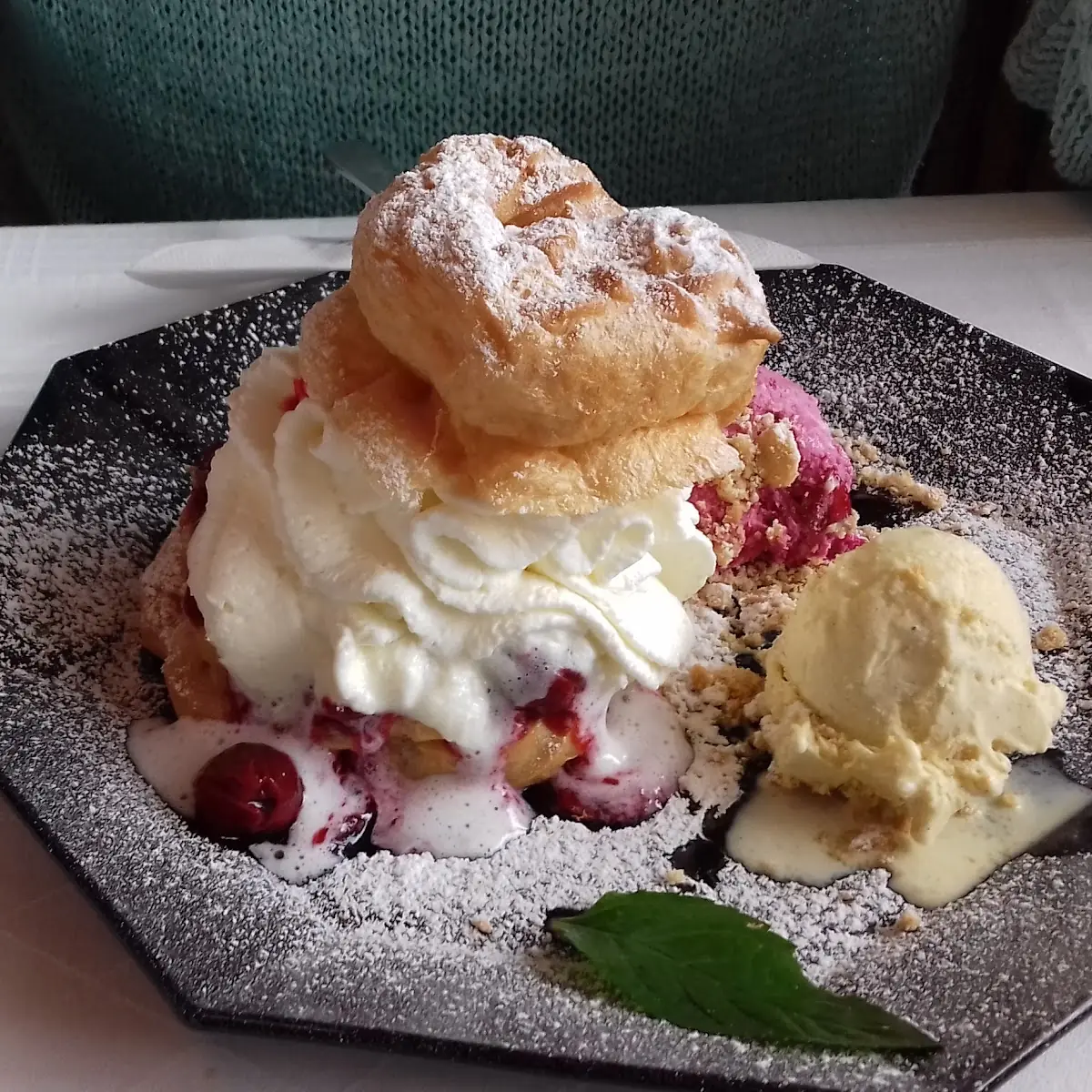 Windbeutel Mit Eis