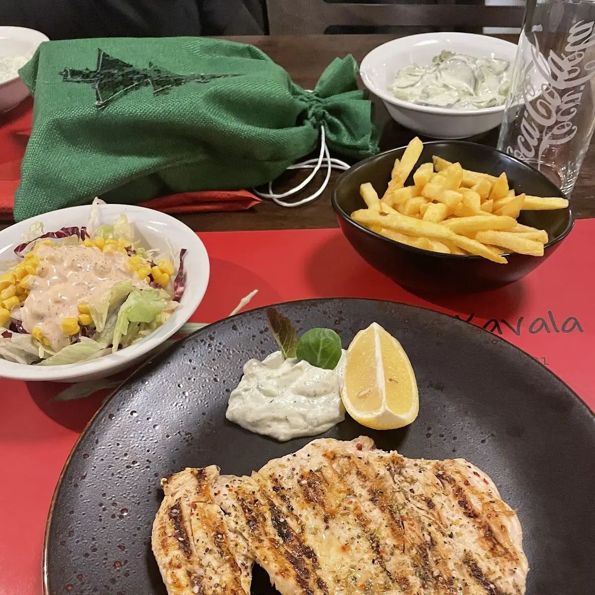 Hähnchen Teller