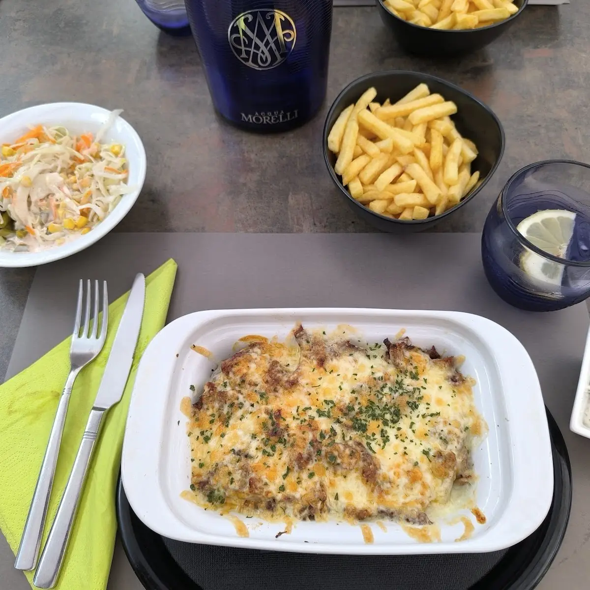 Überbackener Gyros