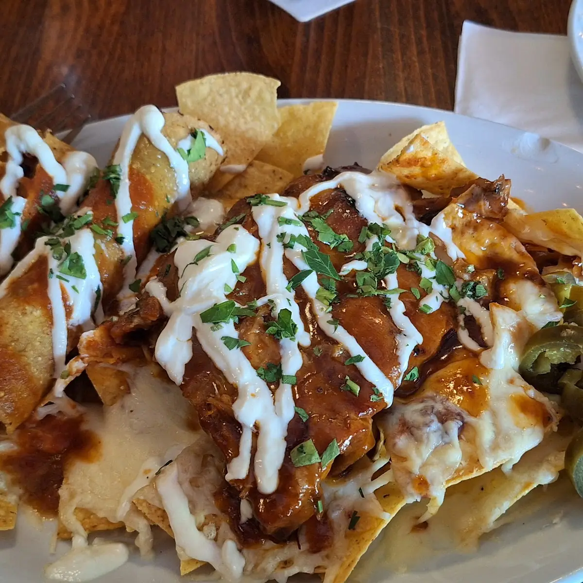 Nachos Con Pollo