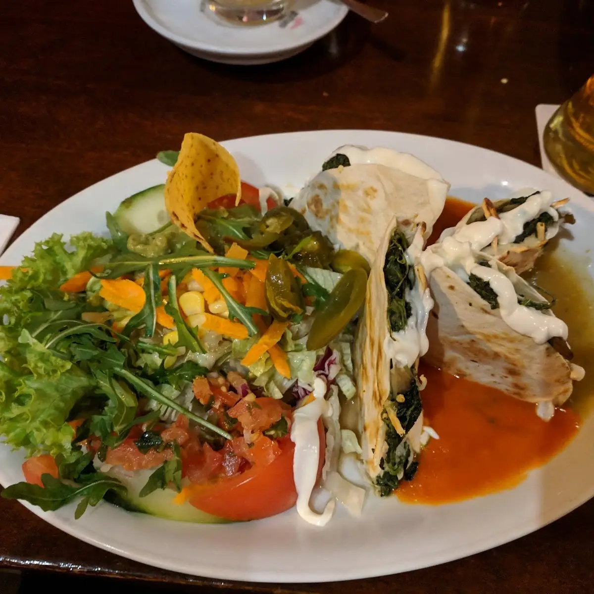 Spinach Quesadilla