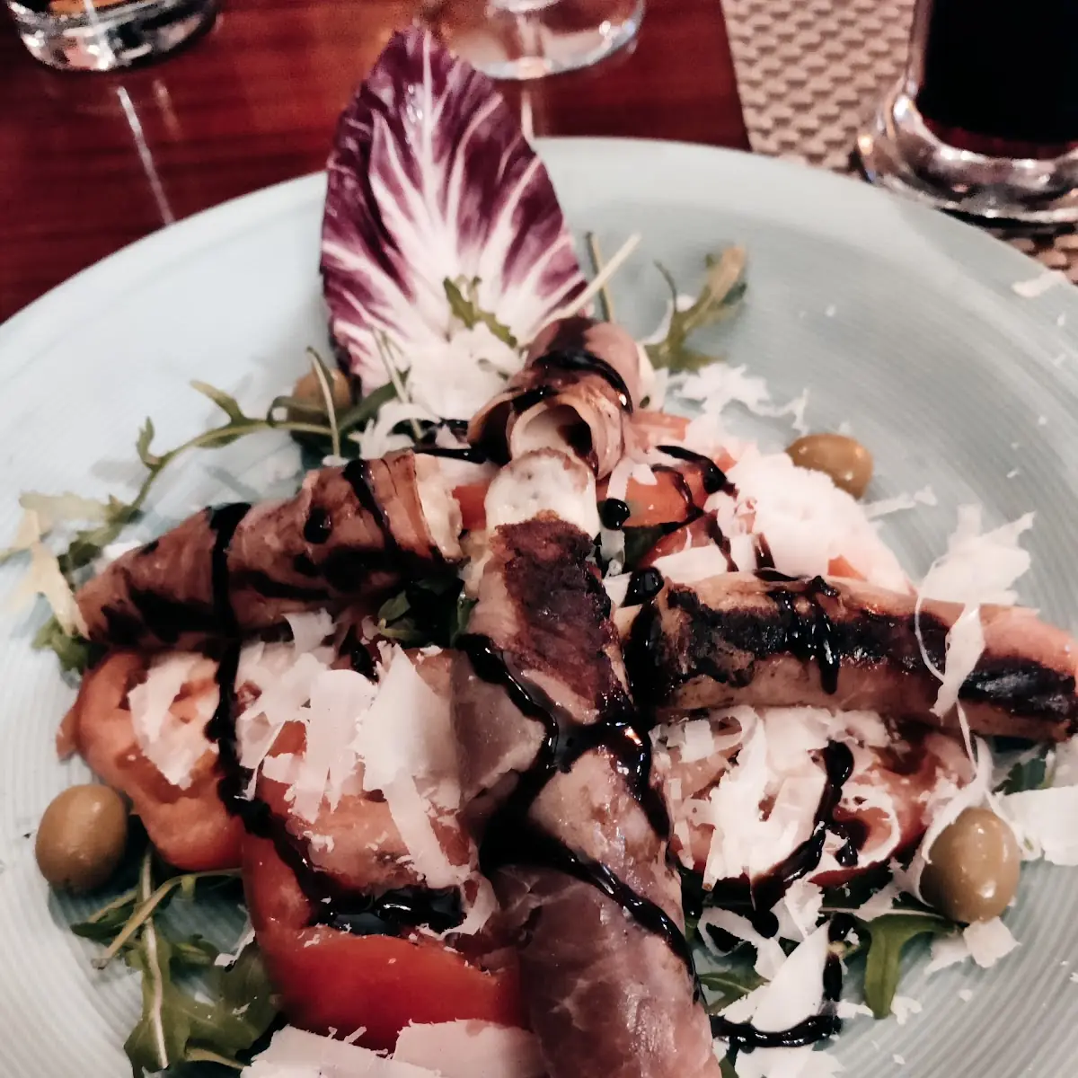 Gegrillter Mozzarella