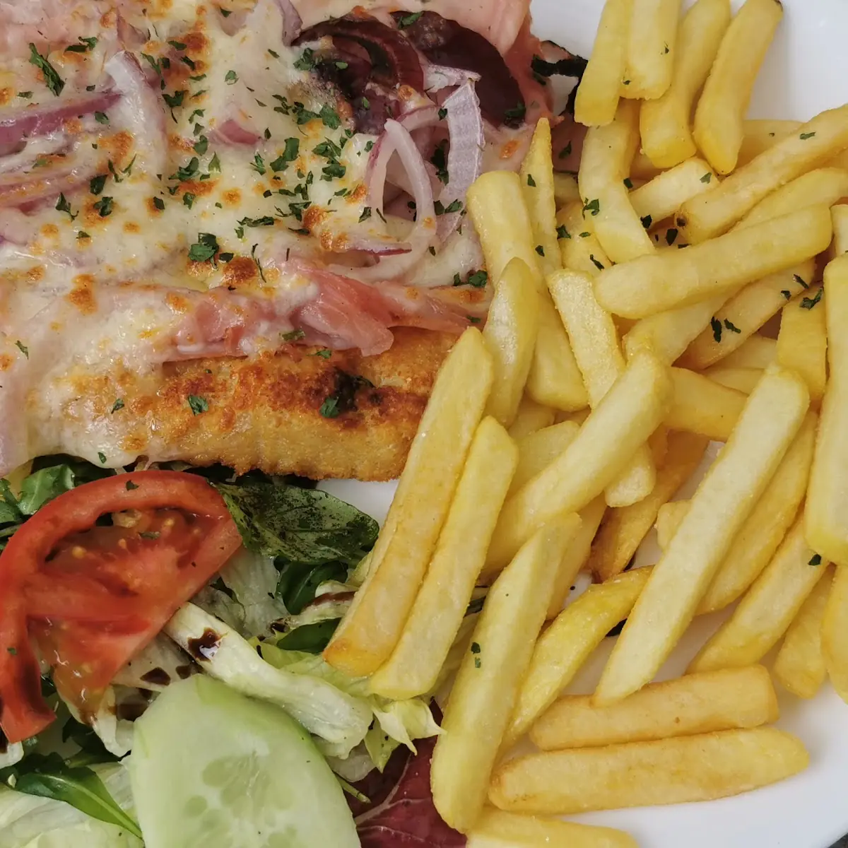 Schnitzel Überbacken