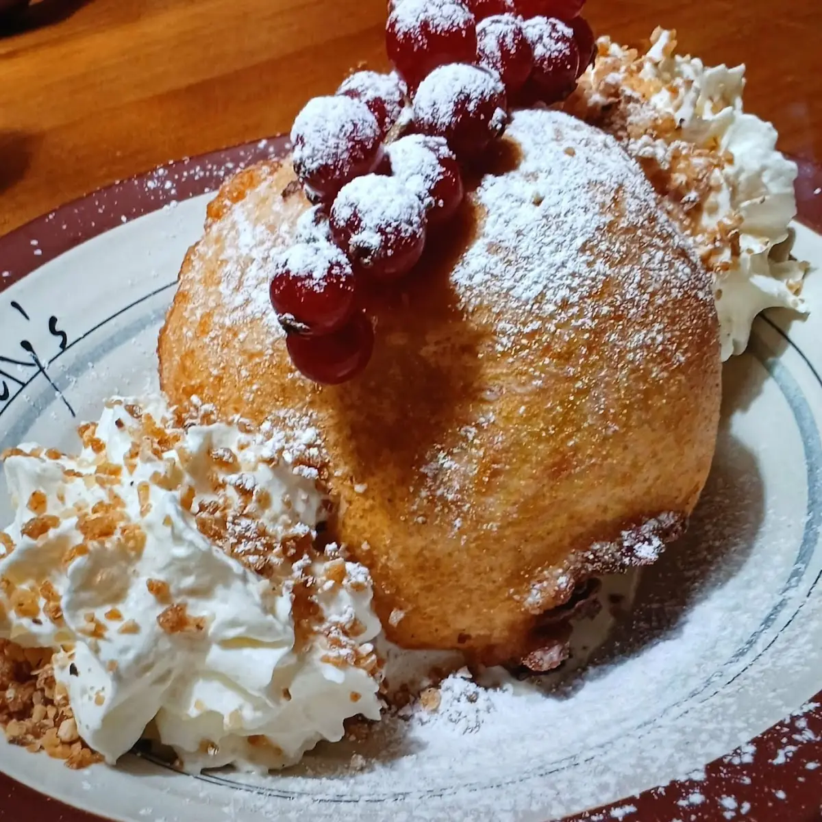 Frittiertes Eis