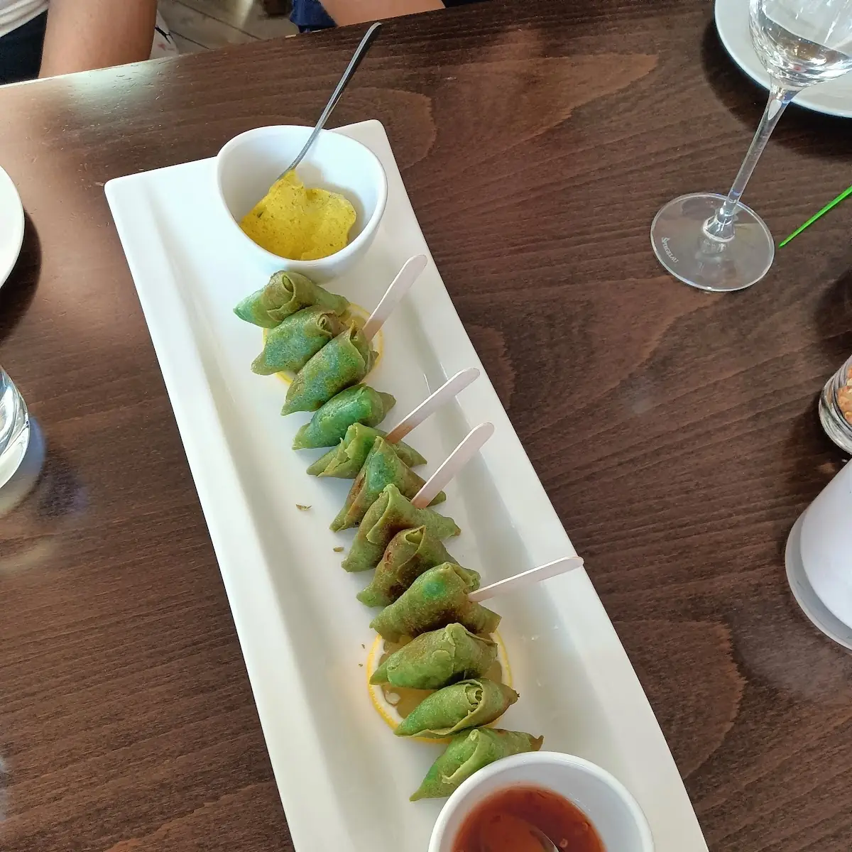 Samosas Mit 2 Dips