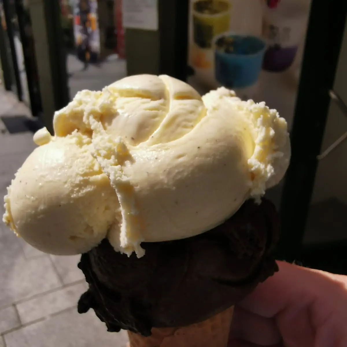 Vanille Und Stracciatella-schoko