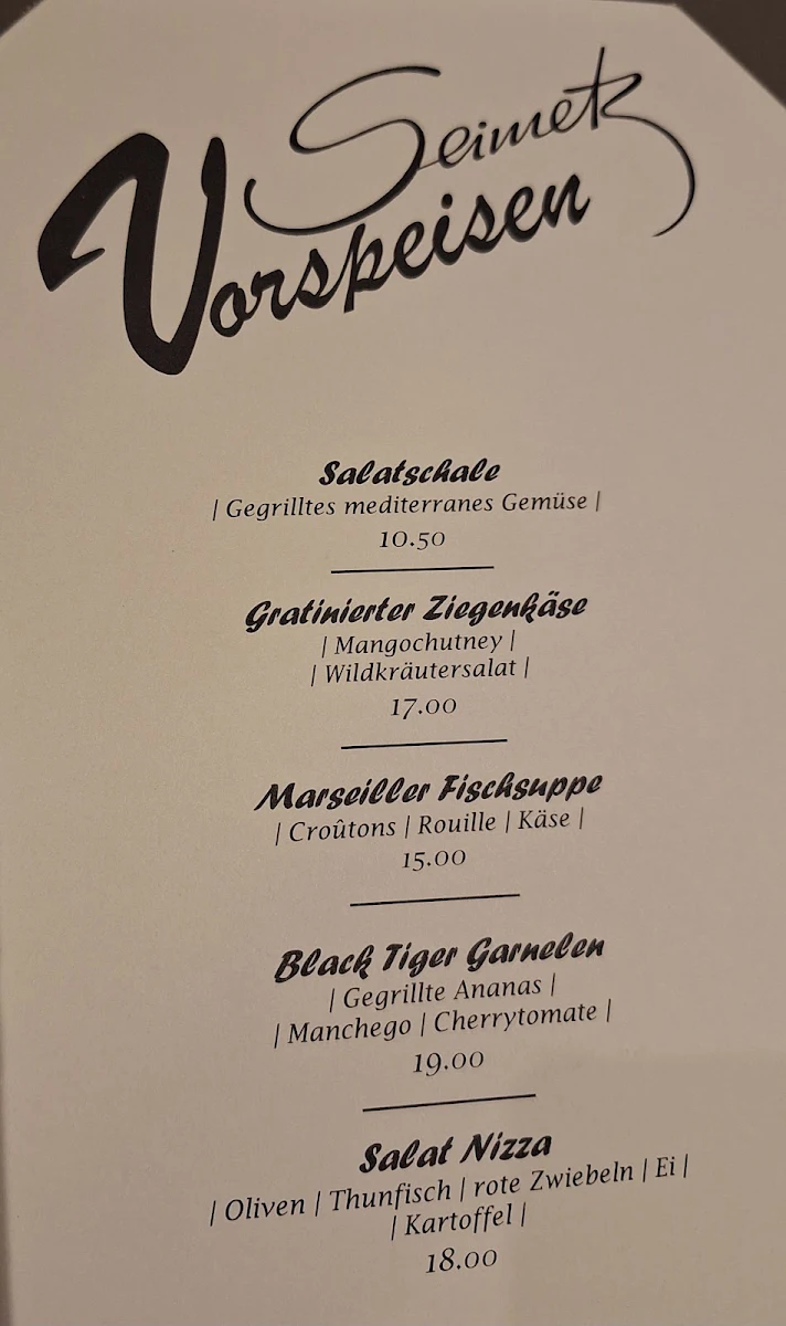 Speisekarte photo 1