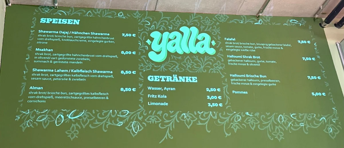 Speisekarte photo 1