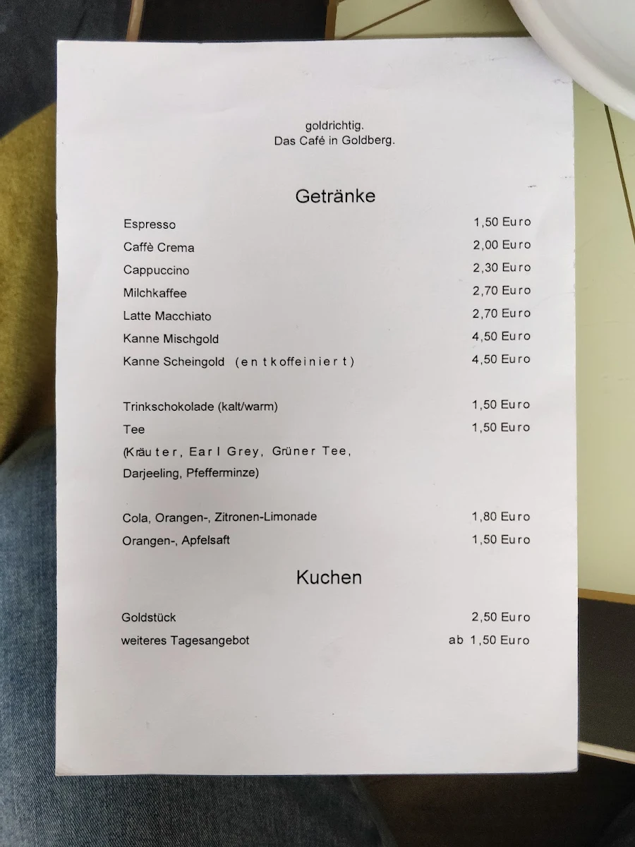 Speisekarte photo 1