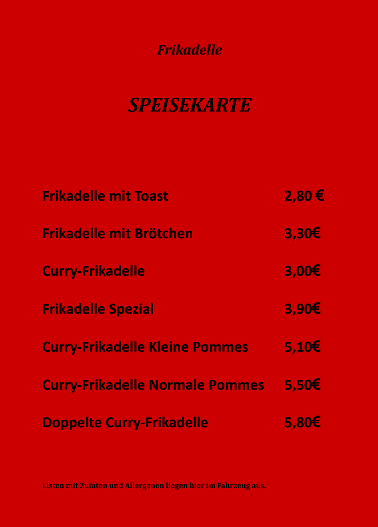 Speisekarte photo 4