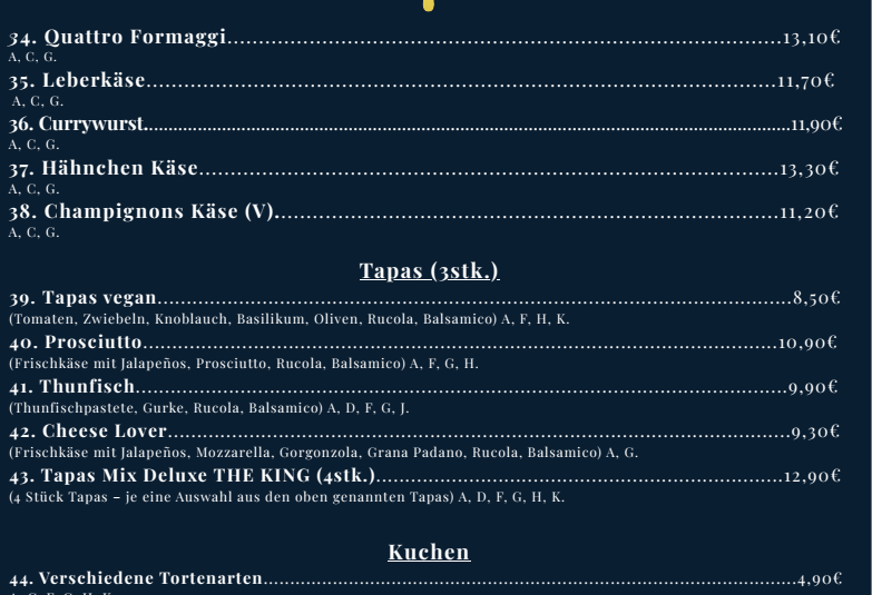 Speisekarte photo 2