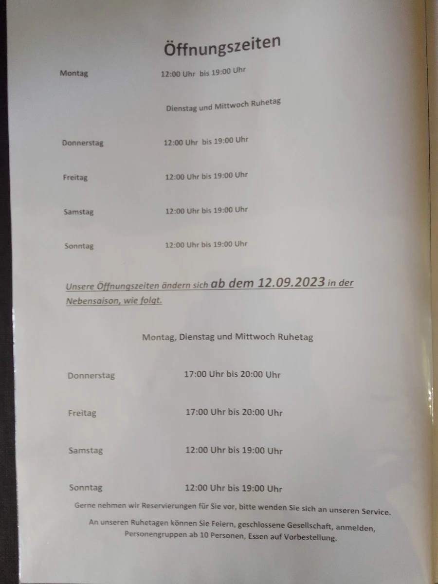 Speisekarte photo 3