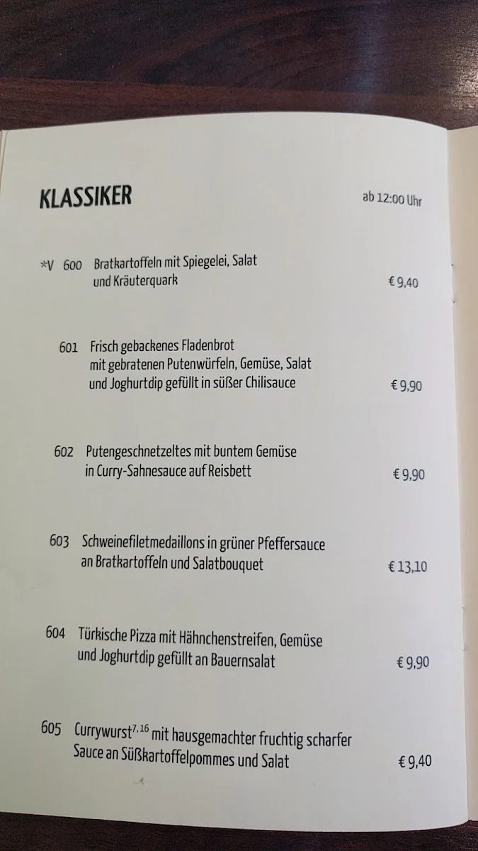 Speisekarte, MOKKA Viersen