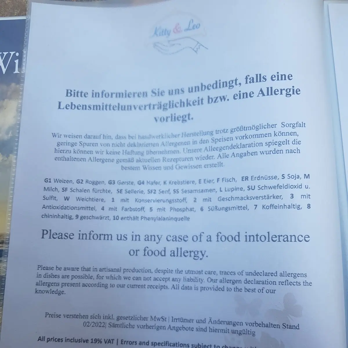 Speisekarte photo 5