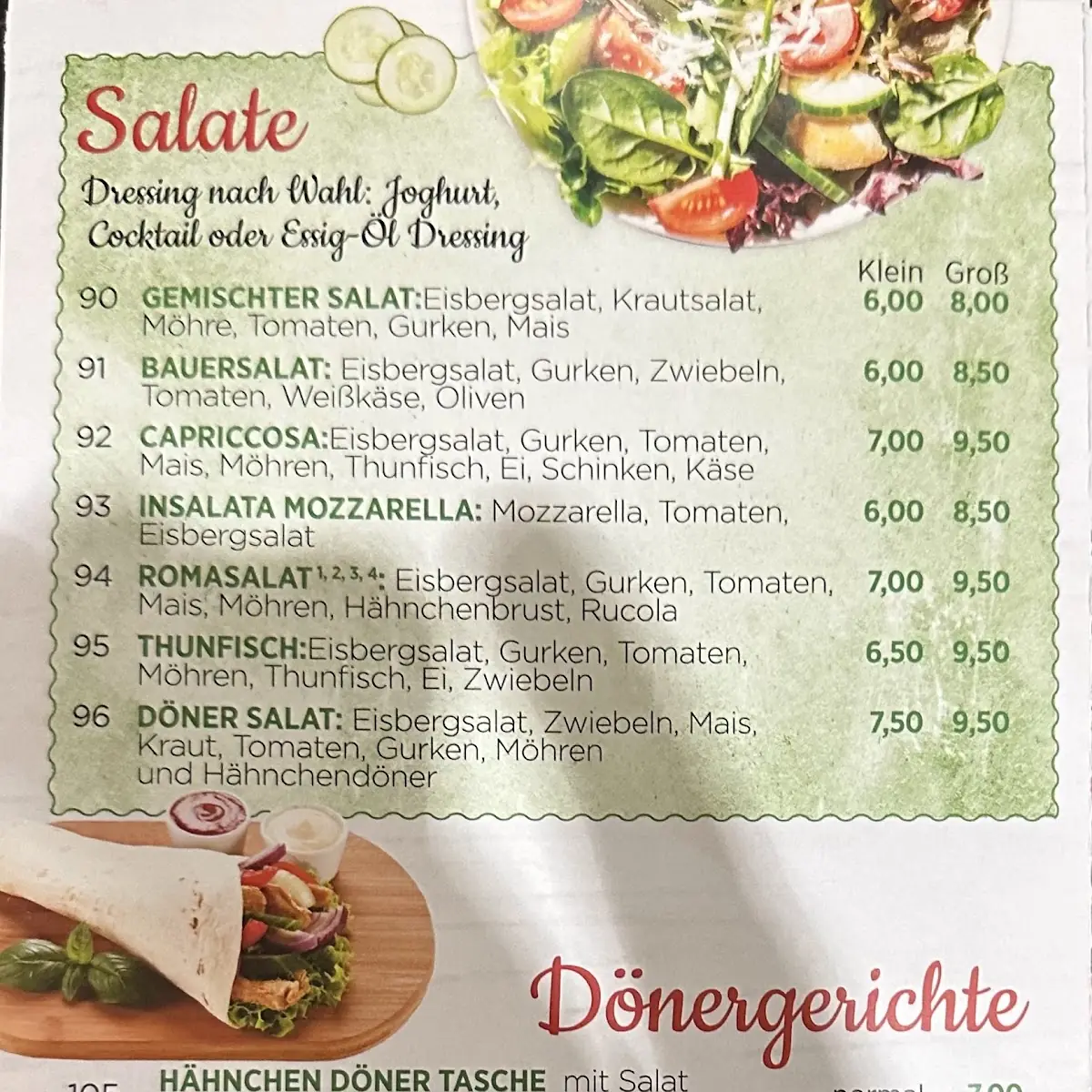 Speisekarte photo 2