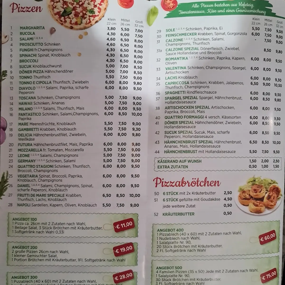 Speisekarte photo 3
