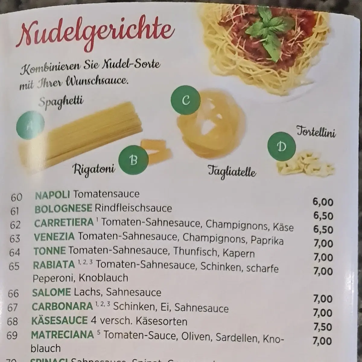 Speisekarte photo 4