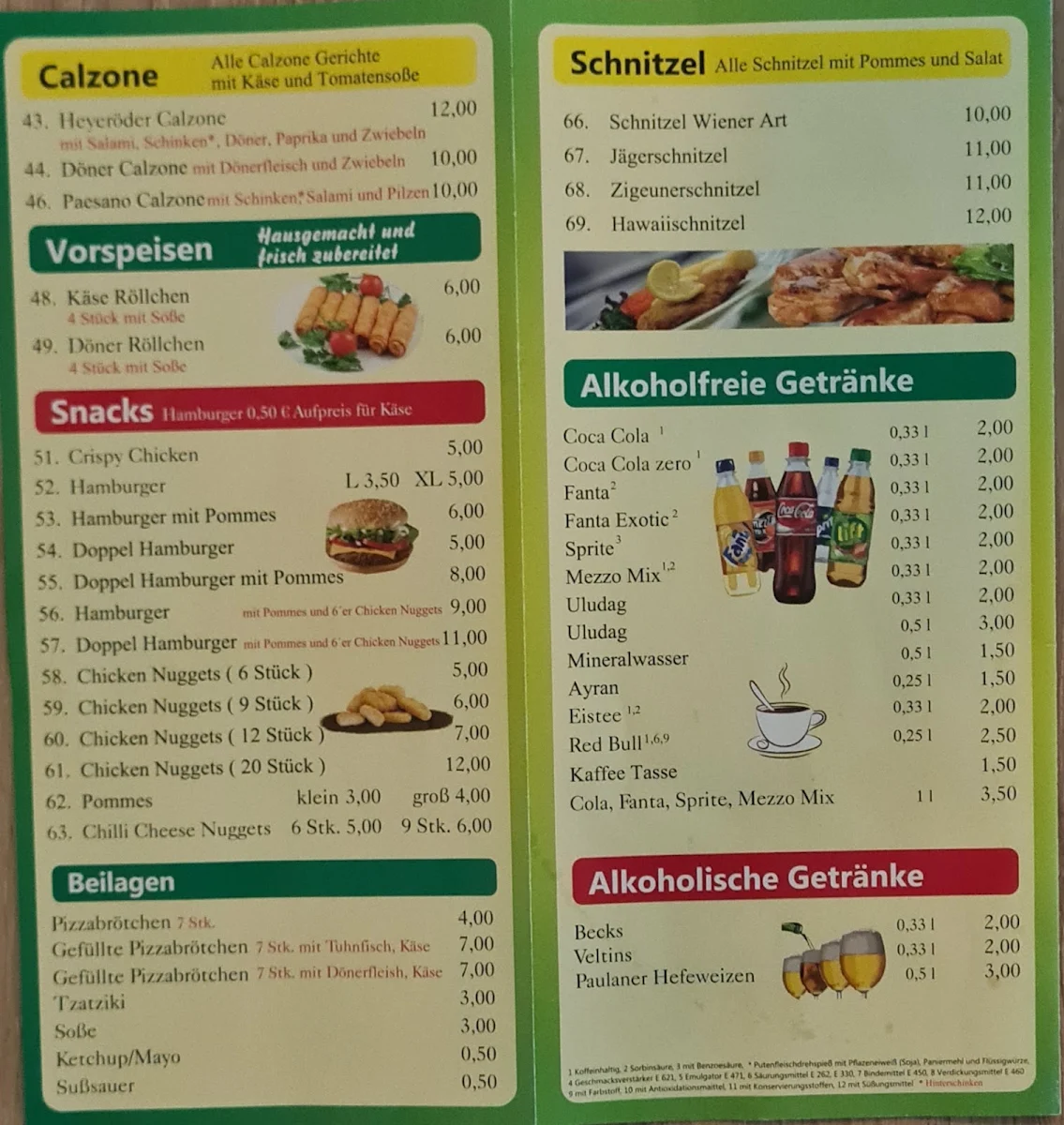 Speisekarte photo 2