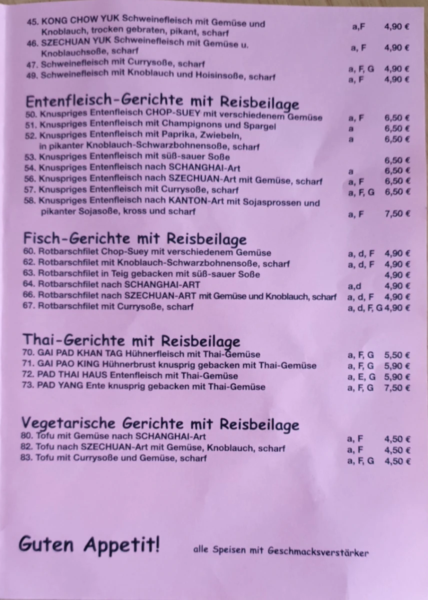 Speisekarte photo 8