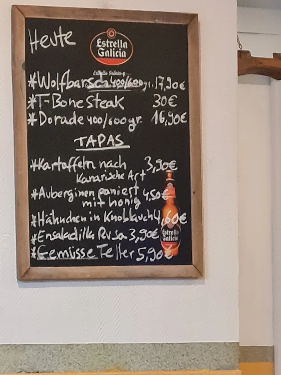 Speisekarte, Rias Baixas 2