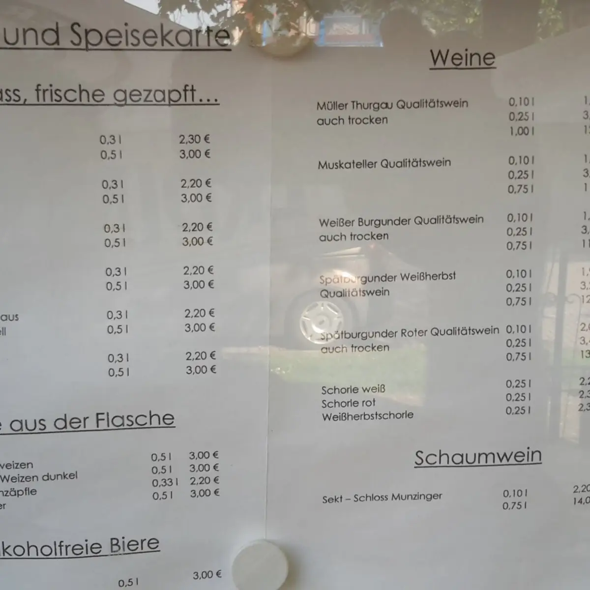 Speisekarte photo 2