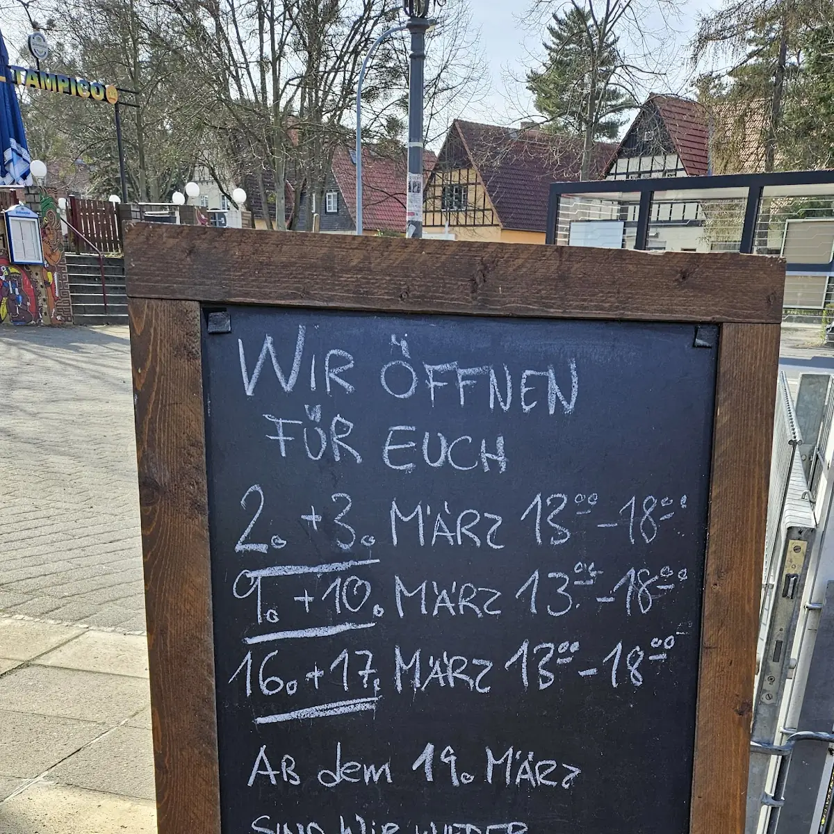 Speisekarte, Klassen's Eiscafé