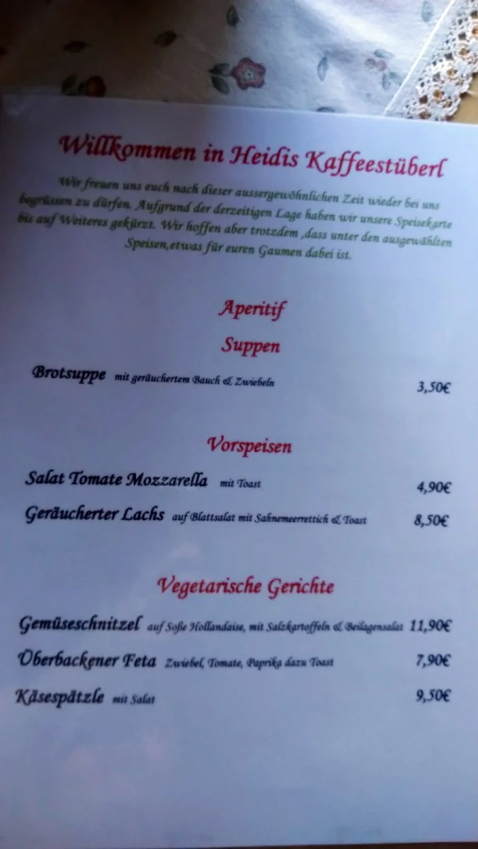 Speisekarte photo 3